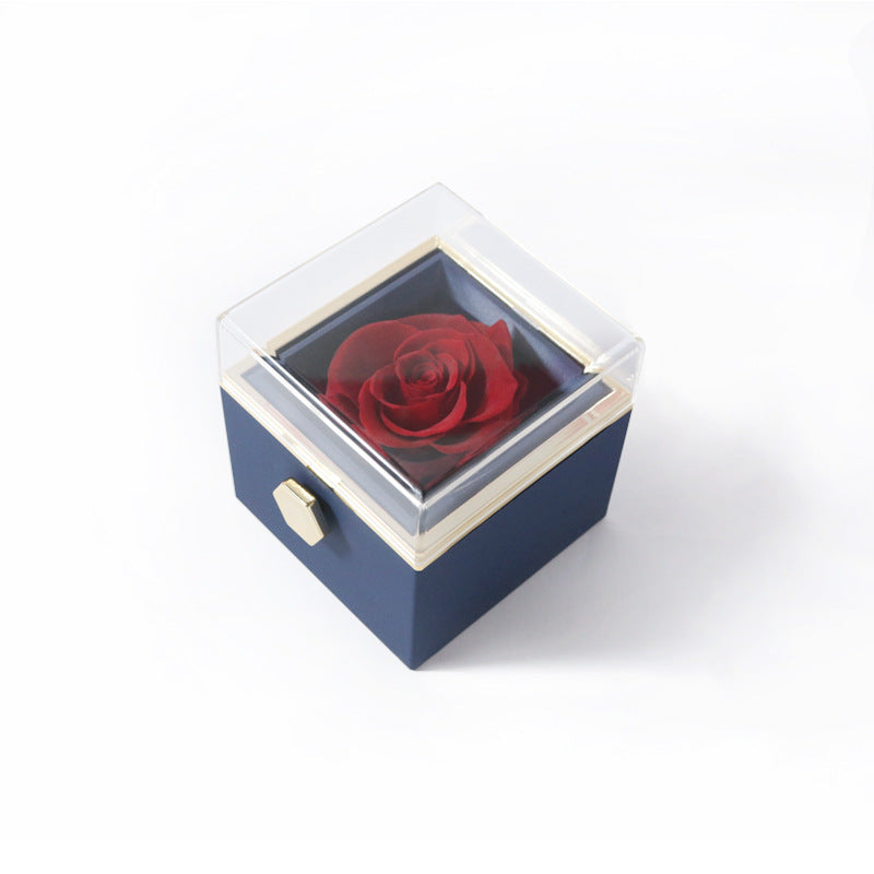Valentine's Day Rose Acrylic Ring Box