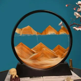 3D Art Dynamic Flowing Sand Decoration