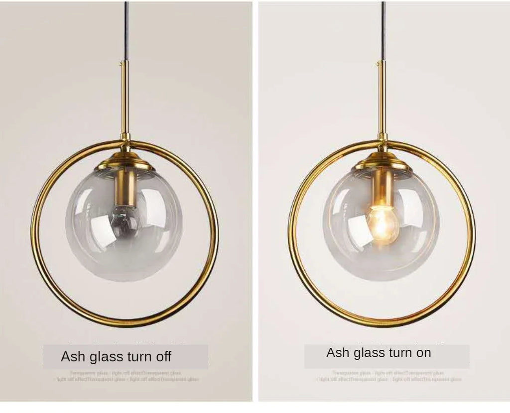Modern Glass Ball Pendant Lighting