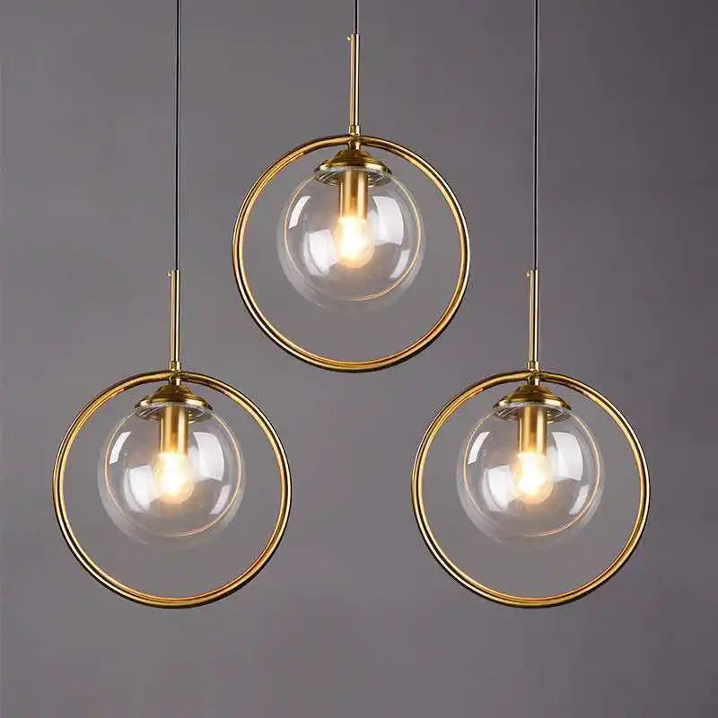 Modern Glass Ball Pendant Lighting