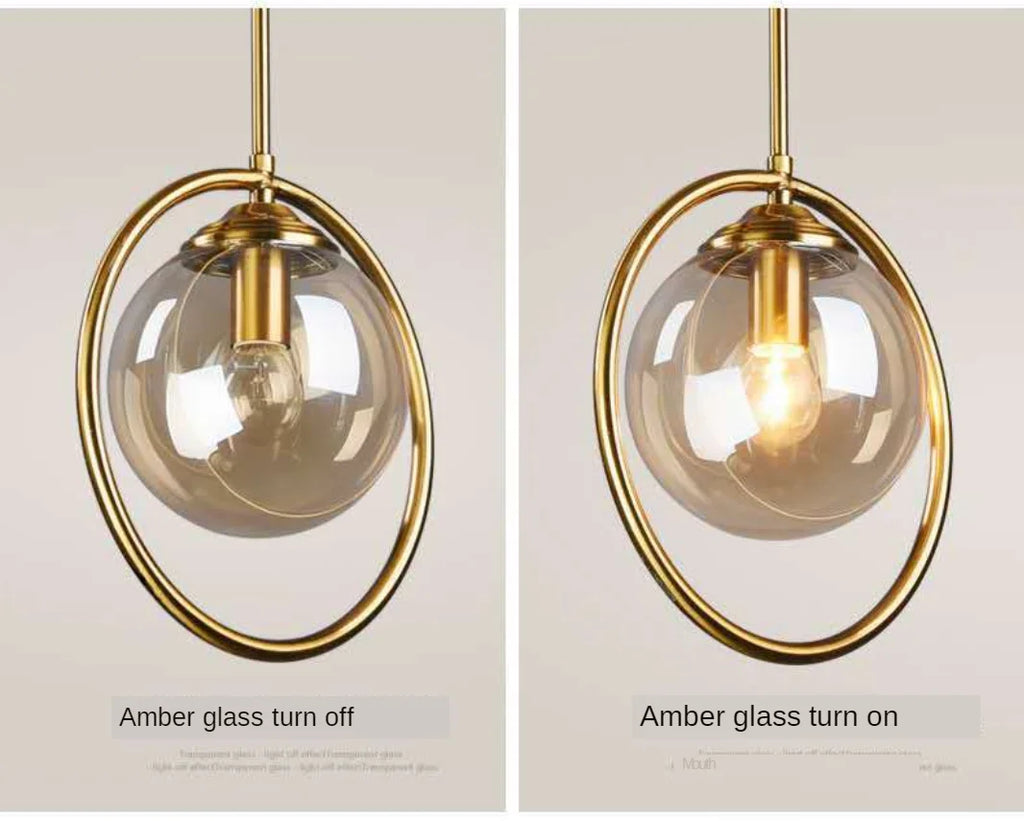 Modern Glass Ball Pendant Lighting
