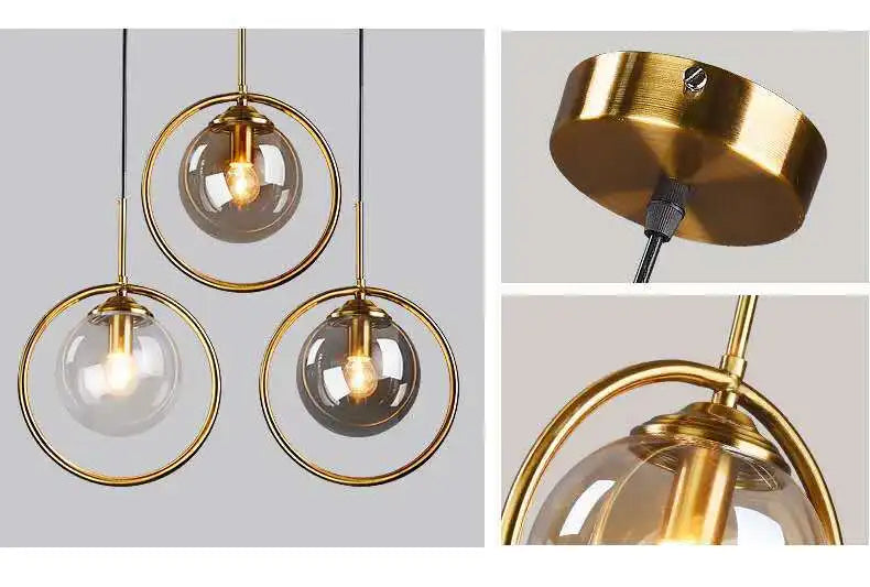 Modern Glass Ball Pendant Lighting