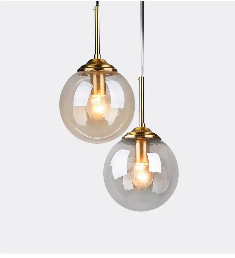 Modern Glass Ball Pendant Lighting
