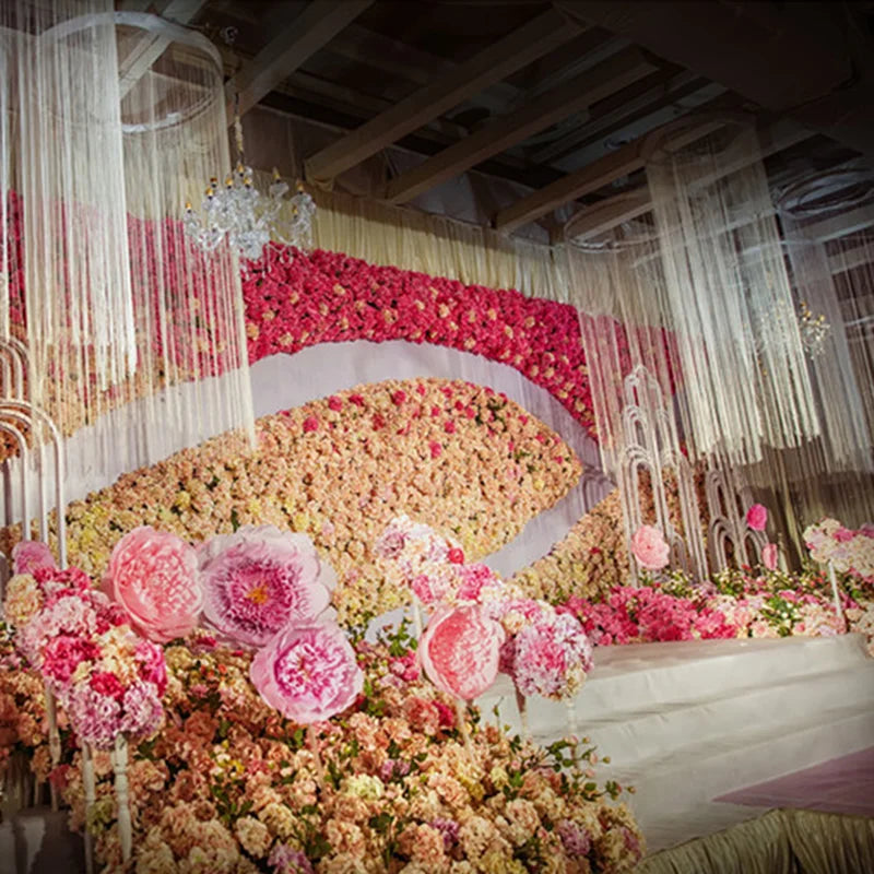 String Curtain Valance Shiny Tassel Line Curtain