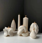 Fried Dough Twists round candle