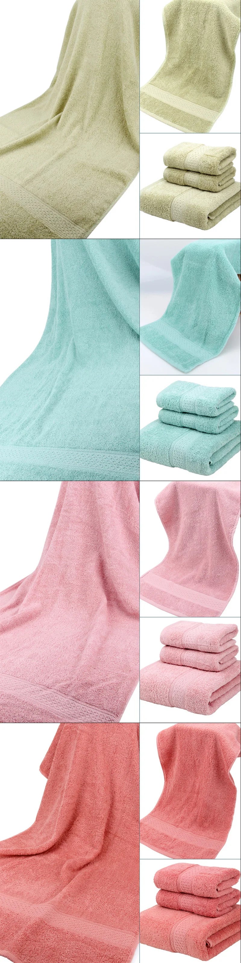 High quality pure cotton thick adult towels