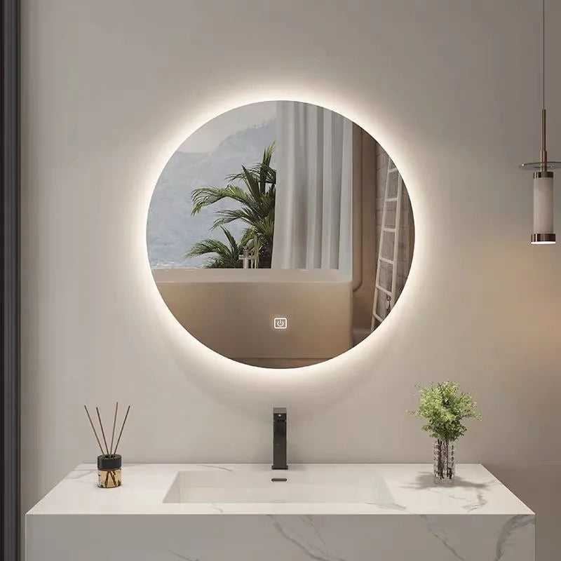 Modern Circular Smart Bathroom Mirror