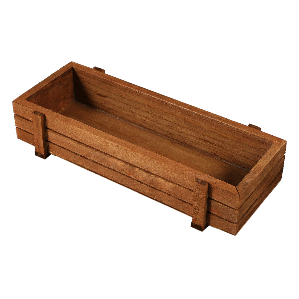 Wooden Herb Flower Succulent Planter
