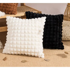 Faux Rabbit Fur Cushion Cover