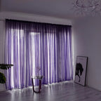 Solid Color Sheer Curtain