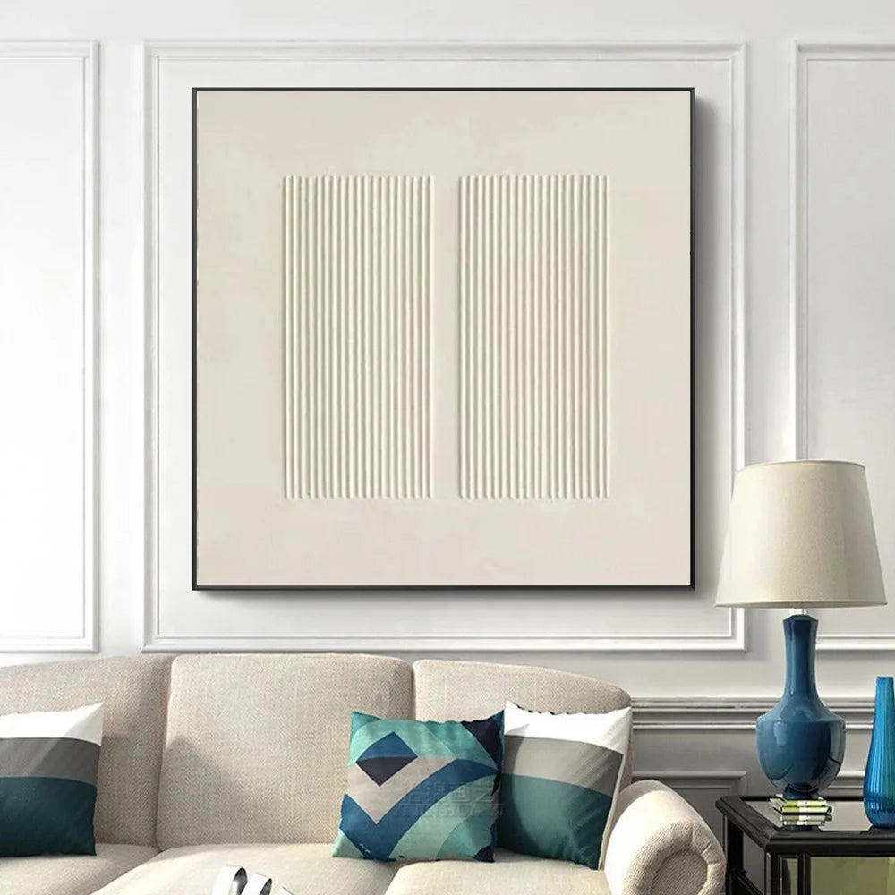 Modern Nordic 3D Texture Wall Poster