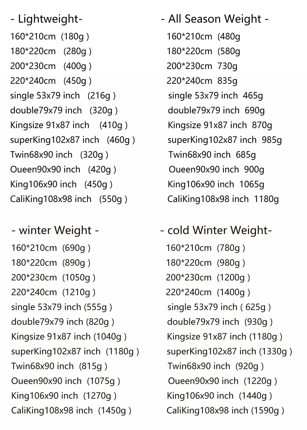 Quilted Goose Down Comforter