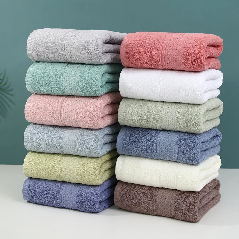High quality pure cotton thick adult towels