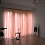 Solid Color Sheer Curtain