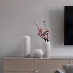 Modern Minimalist Creative White Brushed Ceramic Vase