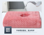Thickened Coral velvet cotton bath towel