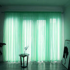 Solid Color Sheer Curtain