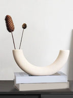 Enchanting Crescent Moon Vase