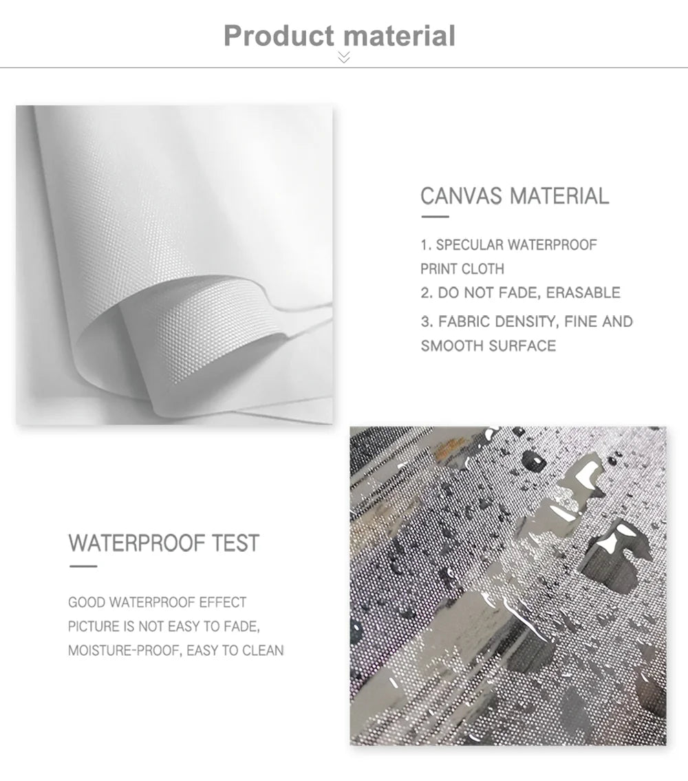 Modern Nordic 3D Texture Wall Poster