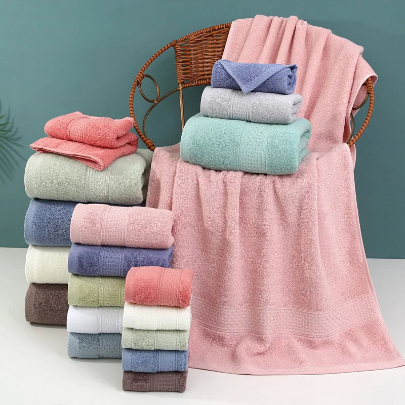 High quality pure cotton thick adult towels