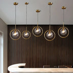 Modern Glass Ball Pendant Lighting