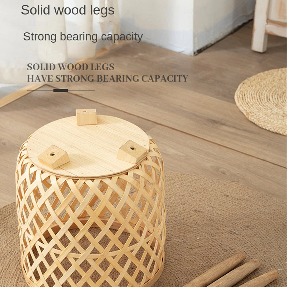 Bamboo Rattan Flowerpot