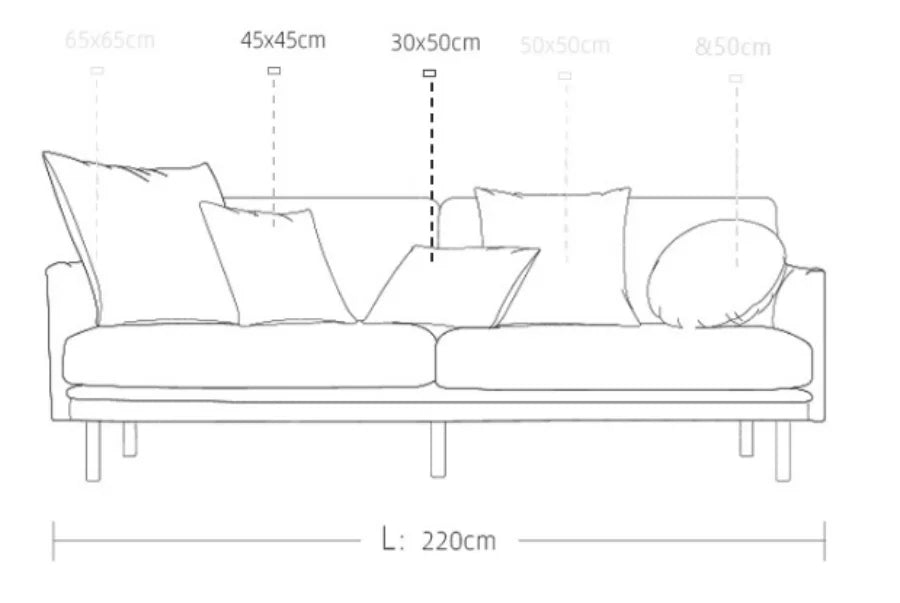 Faux Rabbit Fur Cushion Cover