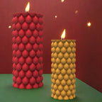 Fried Dough Twists round candle