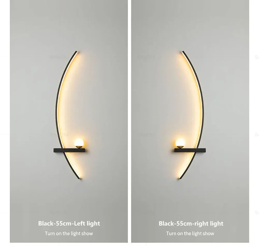 Nordic LED Wall Lamp Stripes