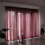 Solid Color Sheer Curtain