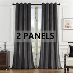 High-end Velvet Grommet Curtain