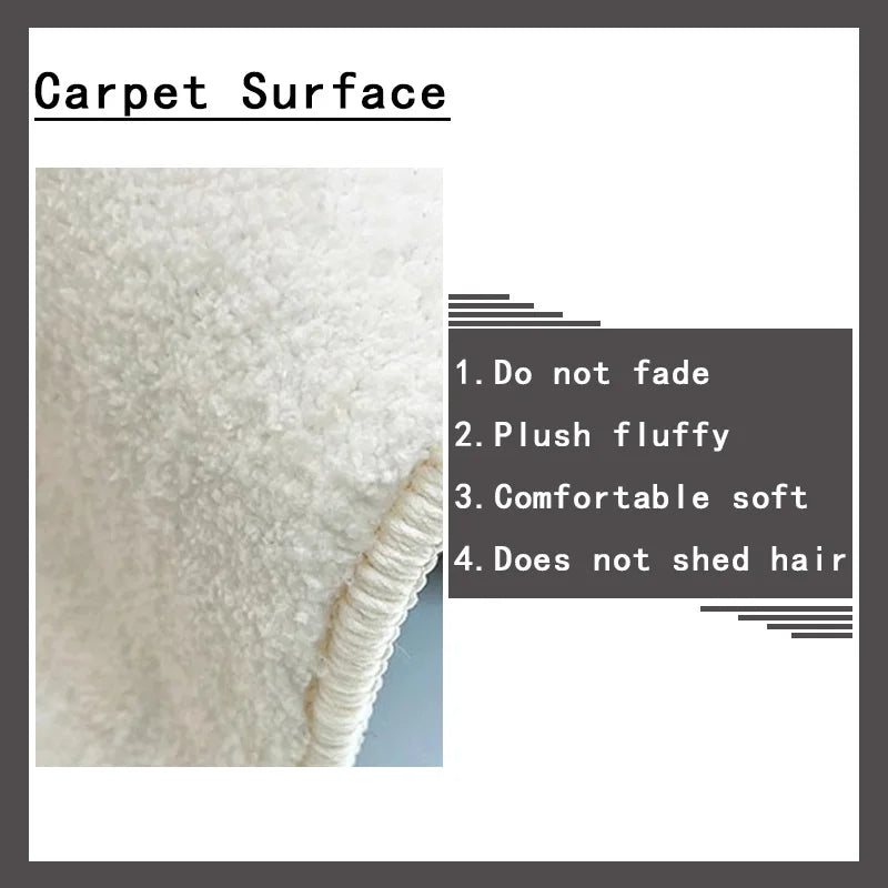 Minimalist Bedroom Bedside Carpet