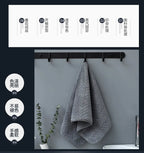 Thickened Coral velvet cotton bath towel