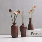 Solid Wood Vase Black Walnut Small Ornaments