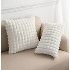 Faux Rabbit Fur Cushion Cover