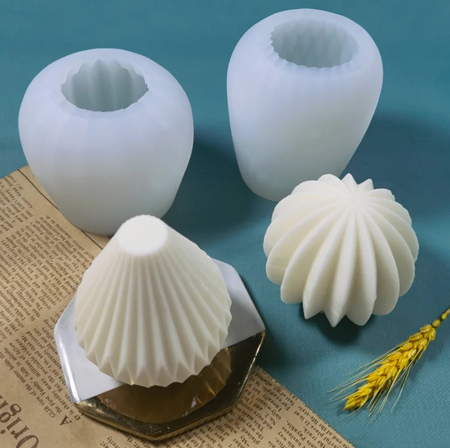 Fried Dough Twists round candle