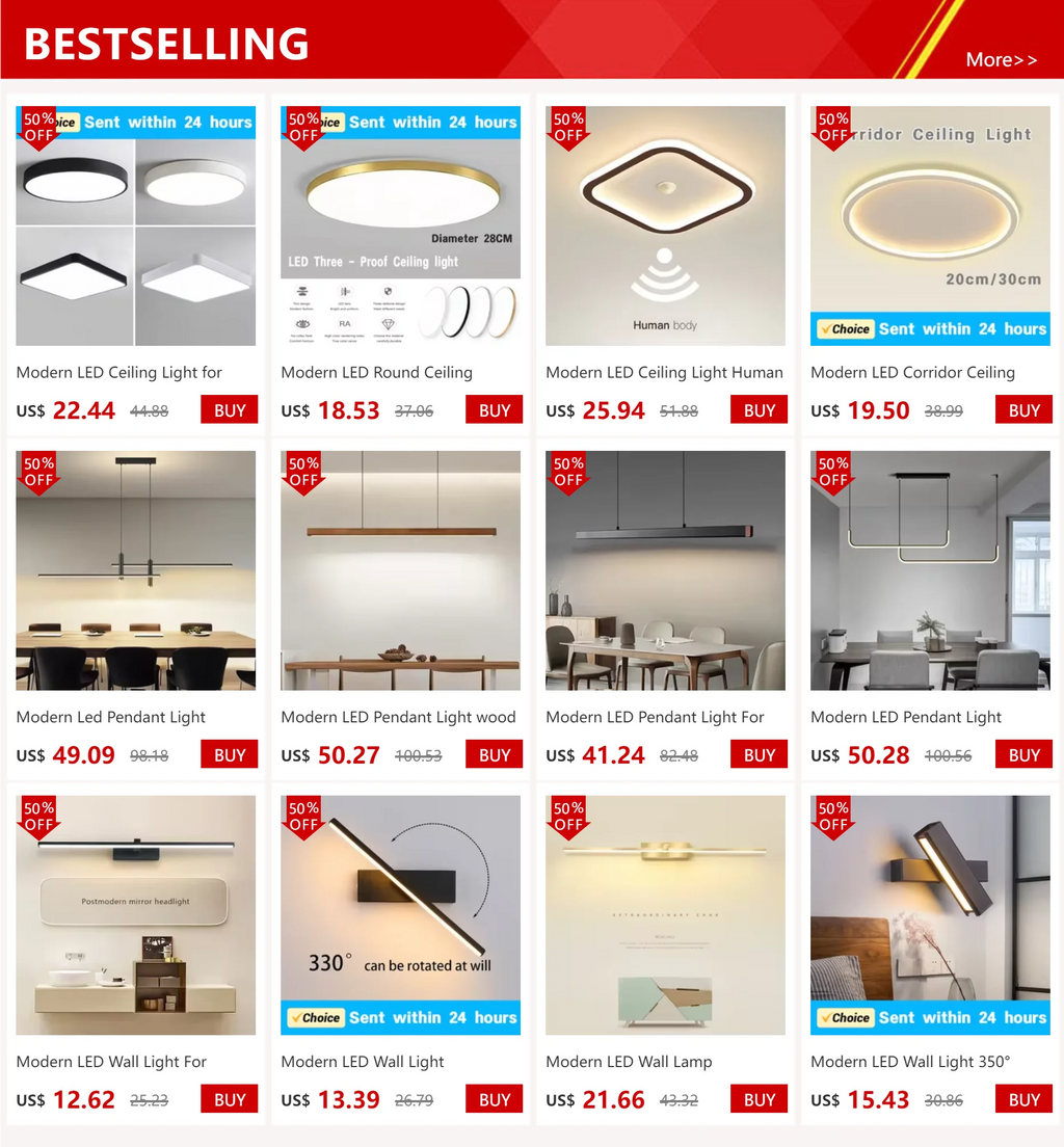 Nordic LED Wall Lamp Stripes