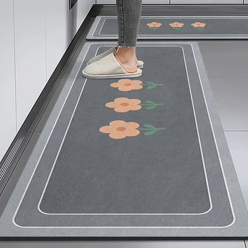 Slip Absorbent Kitchen Mat