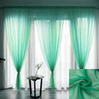 Solid Color Sheer Curtain