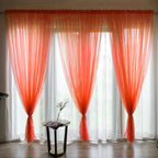 Solid Color Sheer Curtain