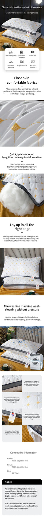 Non-collapse non-deformation high pillow