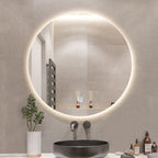 Modern Circular Smart Bathroom Mirror