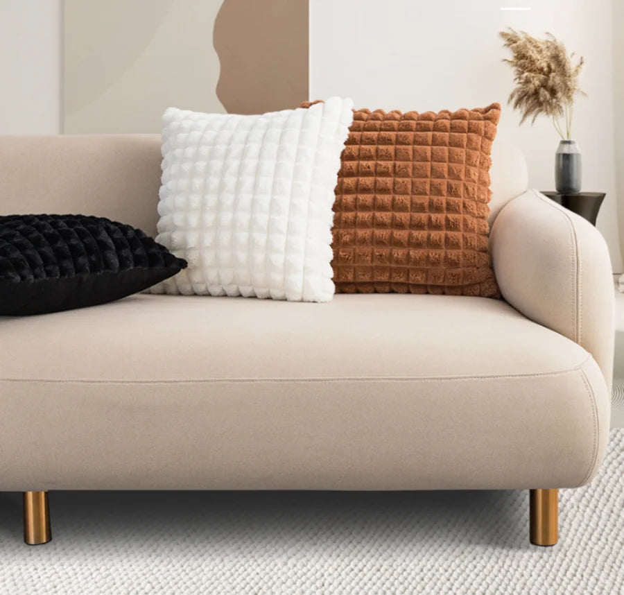 Faux Rabbit Fur Cushion Cover