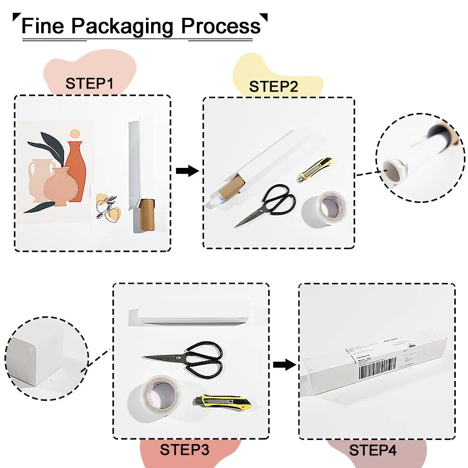 Simple Neutral Color Boho Modern Gallery Wall Art