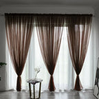 Solid Color Sheer Curtain