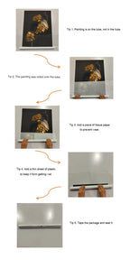 Modern Nordic 3D Texture Wall Poster