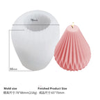 Fried Dough Twists round candle