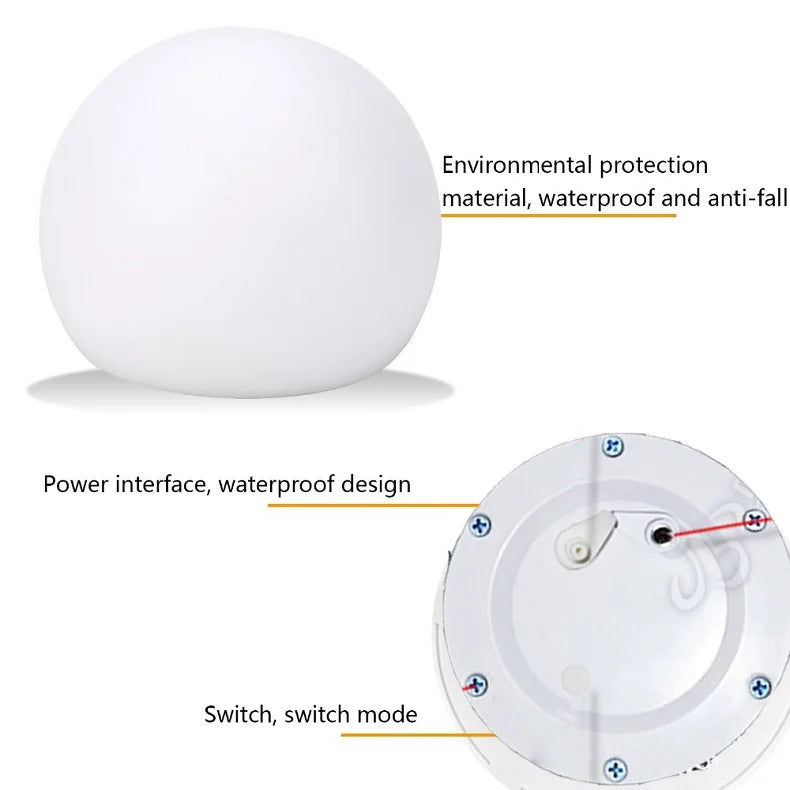 LED Garden Ball Light Outdoor Solar Lighting