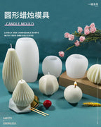 Fried Dough Twists round candle