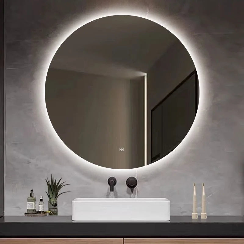 Modern Circular Smart Bathroom Mirror